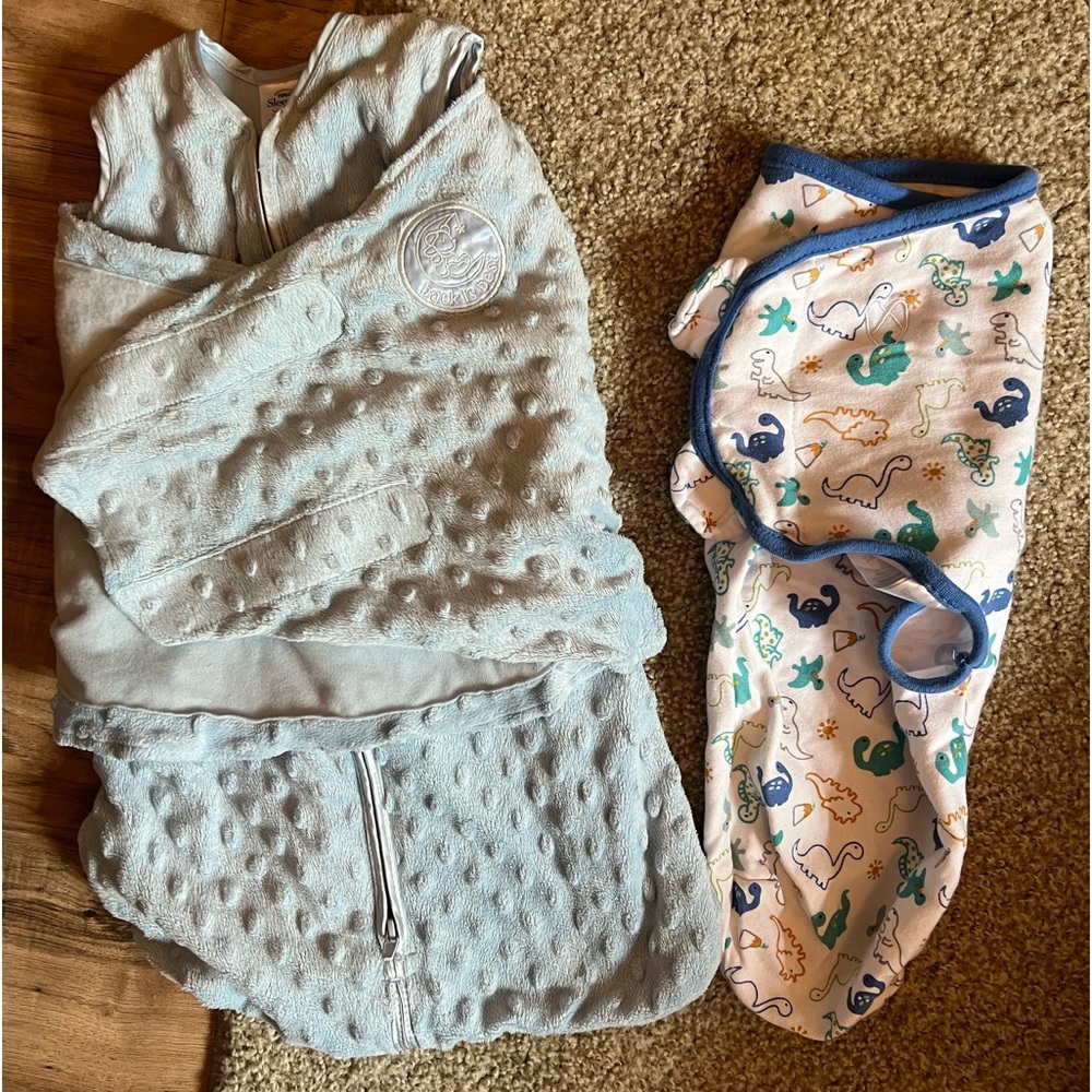 Halo Sleepsack & SwaddleMe swaddle 0-3 months